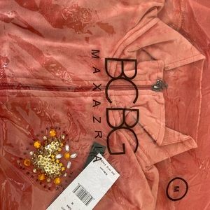 Set jacket and pants guava color size M